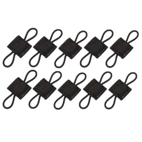 Image de Sangles Élastiques Nylon - Lot de 10 pour Randonnée, Chasse & Sac à Dos