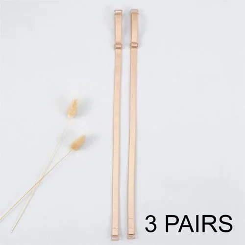3 pares beige