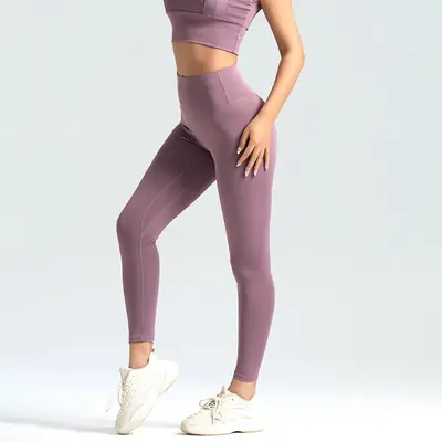 Image de Leggings de Yoga Haute Taille Sans Couture