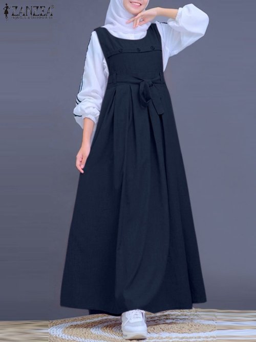 Immagine di Abaya Elegante Autunnale per Donne Musulmane