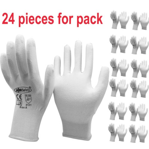 Imagen de Guantes Antiestáticos Blancos para Trabajo Industrial