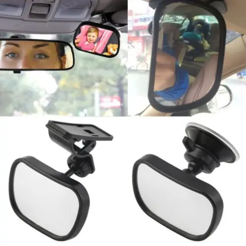 Image de Miroir de Voiture pour Bébé - Vue Arrière Sécurisée