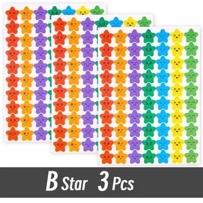 Image de Stickers Coeurs, Cercles & Étoiles - Pack de 4200