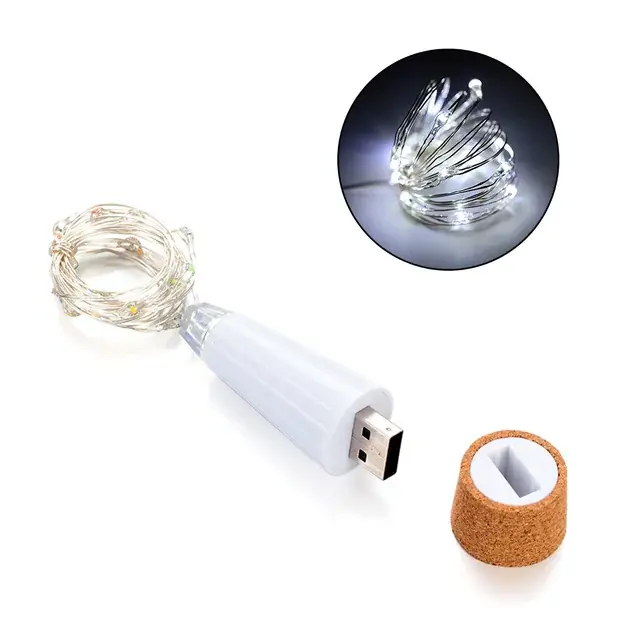 Image de Guirlande Lumineuse Fée USB Rechargeable - 20 LEDs