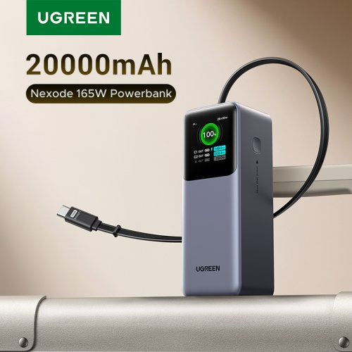 Zdjęcie Power Bank Ugreen Nexode 165W – Szybkie Ładowanie do MacBook Pro