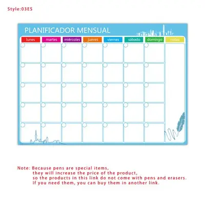 Image de Planificateur Magnétique A3 - Calendrier Effaçable pour Réfrigérateur