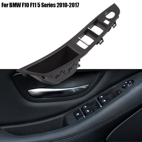 Immagine di Maniglia Interna per Porta con Bracciolo e Pannello di Rivestimento senza Pulsante, Flessibile a Specchio per BMW Serie 5 F10 F11 - Codice 51417225865