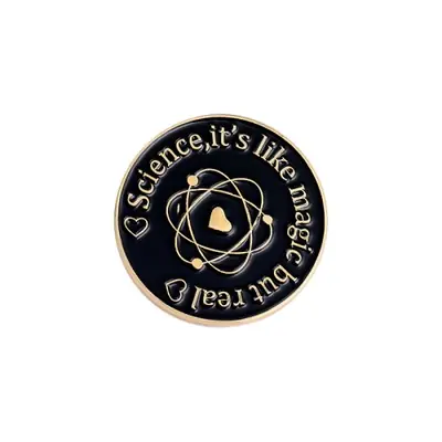 Image de Broches Atomiques - Symboles du Tableau Périodique