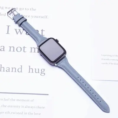 Image de Bracelet Cuir Élégant pour Apple Watch - Toutes Séries