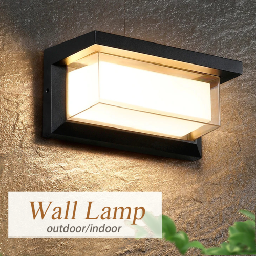 Afbeelding van Waterdichte LED Buitenwandlamp met Bewegingssensor IP66 – Modern Design voor Veranda, Balkon en Tuin