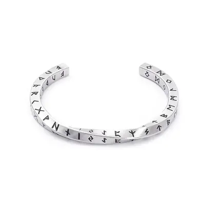 Image de Bracelet Moebius Viking en Acier Inoxydable - Style Nordique
