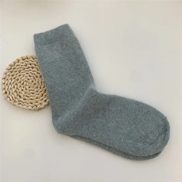 Image de Chaussettes chaudes en laine de lapin - Confort hiver