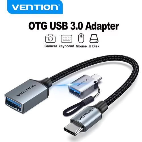 Afbeelding van USB-C naar USB-A Adapter – Snelle Gegevensoverdracht voor MacBook & Xiaomi