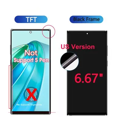 Image de Écran OLED pour Samsung Galaxy S23 Ultra avec Capteur d'Empreinte et S Pen