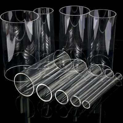 Image de Tube Acrylique Transparent pour Aquarium - Raccord PVC 16-63mm