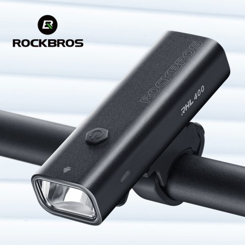 Afbeelding van Rockbros Waterdichte Fietslamp met Type-C Opladen, 2000mAh LED Voorlamp voor MTB, Ultralicht Aluminium Koplamp voor Fietsen