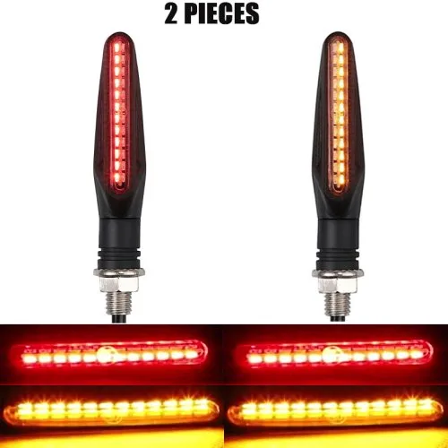 2x Red and Amber