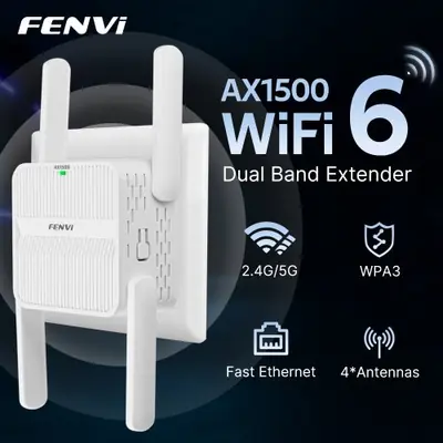 Image de Répéteur WiFi 6 AX1500 Double Bande 2.4G/5GHz