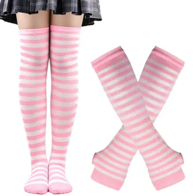Image de Chaussettes Lolita Gothiques Hautes pour Femmes & Filles