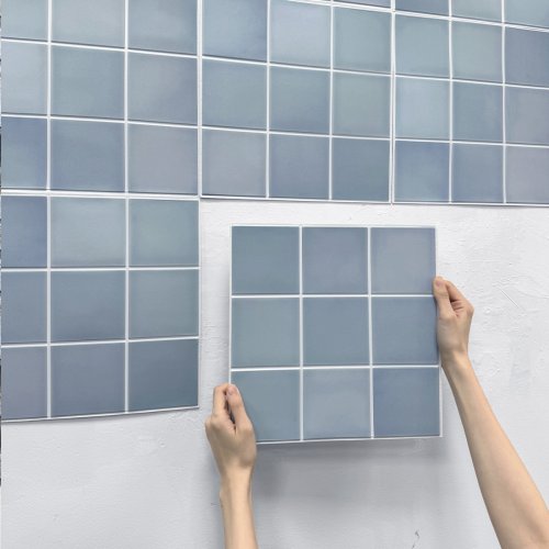 Afbeelding van Zelfklevende 3D Tegelstickers 30x30 cm – Waterdichte en Schimmelbestendige Decoratieve Backsplash voor Keuken en Badkamer