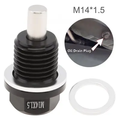 Image de Bouchon de Vidange Huile Magnétique M14x1.5 - Universel pour Honda, Ford, Hyundai