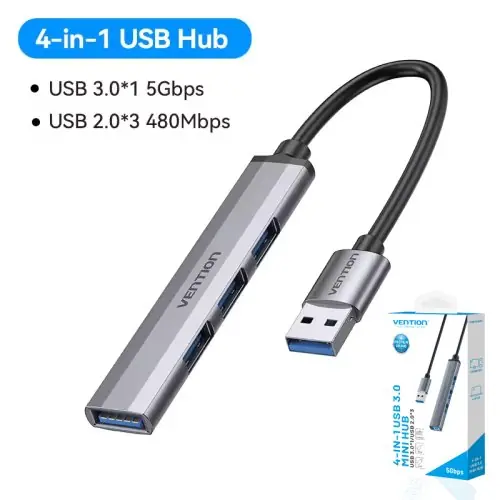 Image de Hub USB 3.0 4-en-1 Ultra Rapide