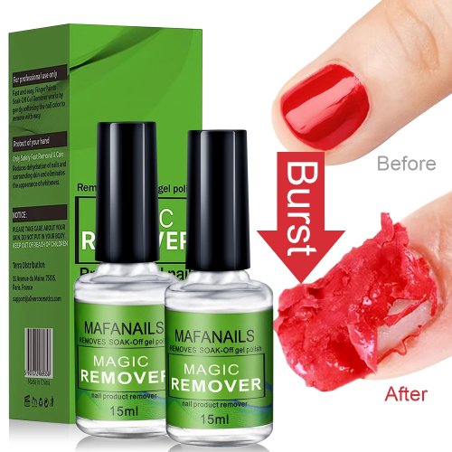 Bild von Natürlicher Nagellack-Entferner mit Aloe Vera & Bio-Ölen – Schnelle und sanfte Entfernung von UV-Gel, Semi-Permanentem Lack und Abdrückungskleber – 15 ml