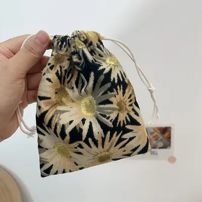 Image de Mini Sac de Rangement Cosmétique Floral