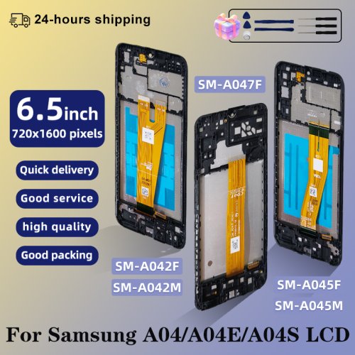 Afbeelding van OEM LCD voor Samsung Galaxy A04, A045, A047 & A04E - Hoge Kwaliteit Vervangende Display