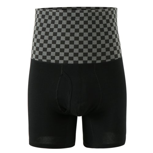 Afbeelding van Stijlvolle Heren Boxer met Hoge Taille en Katoenen Band