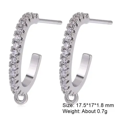 Image de Crochets d'oreilles 18K Or Plaqué - Anti-Allergie pour Fabrication de Bijoux