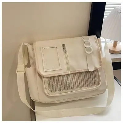 Image de Sac École Harajuku Transparent Y2K pour Filles