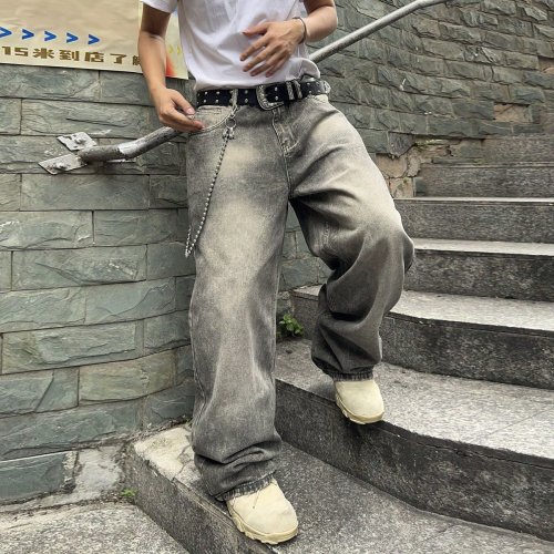 Imagen de Pantalones Vaqueros Y2K Holgados para Hombre