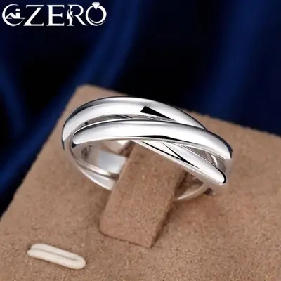 Image de Bague Ronde en Argent Sterling 925 - Élégance & Raffinement