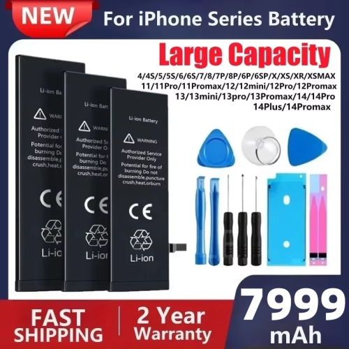Image de Batterie iPhone Neuf 0 Cycles - Compatible Tous Modèles