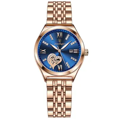 Image de Montre Femme Élégante Lumineuse en Acier Inoxydable