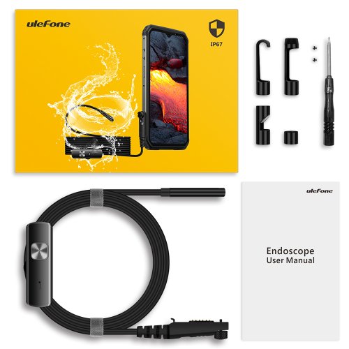 Immagine di Endoscopio Ulefone E1 per Smartphone Armor – Visione Chiara e Precisa