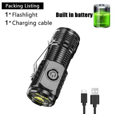 Image de Mini Lampe Torche LED Ultra Brille - Clip & Aimant