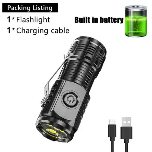 Image de Mini Lampe Torche LED Ultra Brille - Clip & Aimant