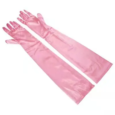 Image de Gants de Soirée Élégants pour Femmes - Satin Long Doigt