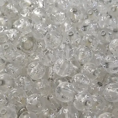 Image de Perles Acrylique Étoile de Mer - 8-10mm pour Bracelets & Colliers