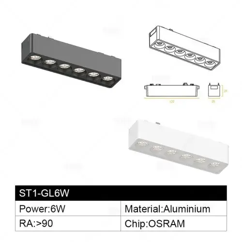 Grille lumineuse 6W