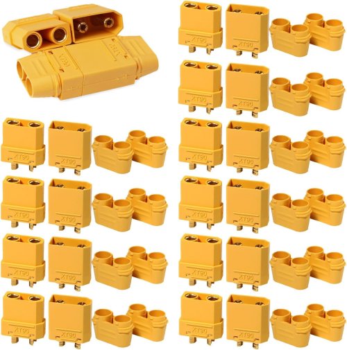 Zdjęcie 5 par złącza XT90, męskie złącza kulowe XT-90, złącze akumulatora XT90 do silnika RC Lipo, ESC