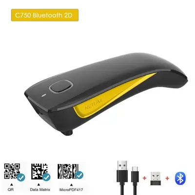 Image de Scanner QR Bluetooth 2D Netum C750 - Lecteur Portable 3 en 1