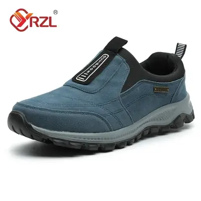 Image de Chaussures de Randonnée Homme Sans Lacet - Respirantes & Anti-Dérapantes