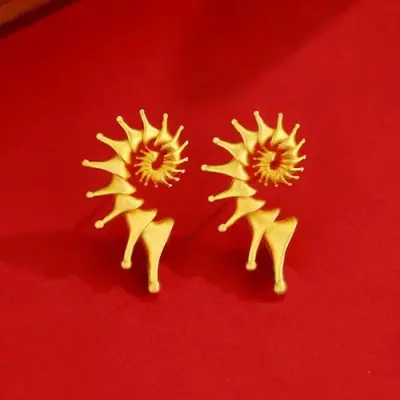 Image de Boucles d'oreilles en coquillage vintage - Style bohème pour homme et femme