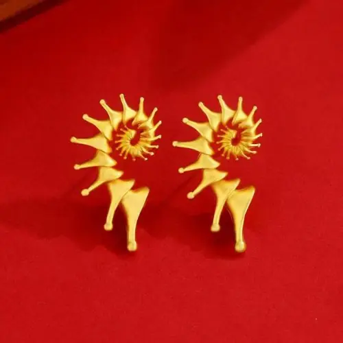 Image de Boucles d'oreilles en coquillage vintage - Style bohème pour homme et femme