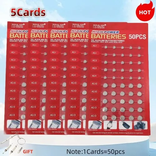 (TE) 50 stuks 5 kaarten
