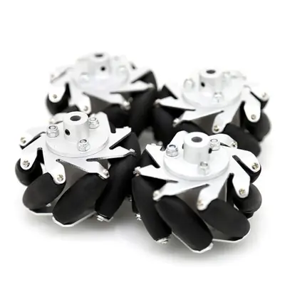 Image de Roues Mecanum Métal 60mm - Mouvement Omnidirectionnel pour Robots DIY