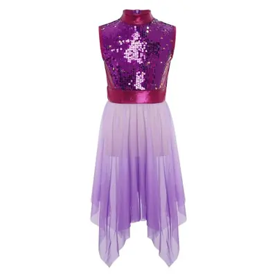 Image de Robe de Danse Élégante pour Filles - Tunique Pailletée